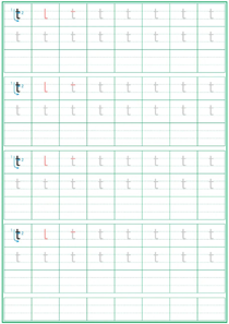 声母:t
