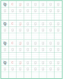 声母:g