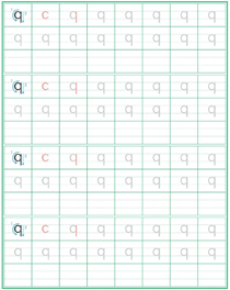 声母:q
