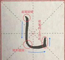 笔画认知:竖弯钩