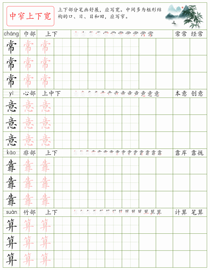 常见结构训练(36):中窄上下宽