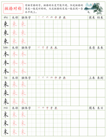 常见结构训练(51):撇捺对称