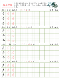 常见结构训练(52):撇点对称