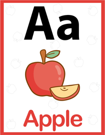 认识字母:A