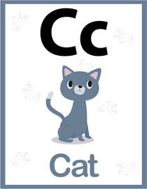 认识字母:C