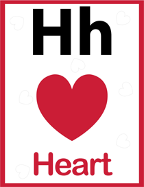 认识字母:H