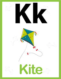 认识字母:K