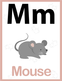 认识字母:M