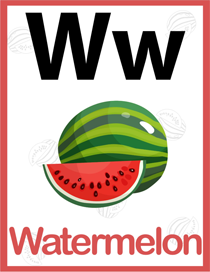 认识字母:W