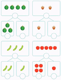 数字分解:1-10图示分解(11)