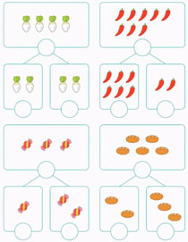 数字分解:1-10图示分解(14)