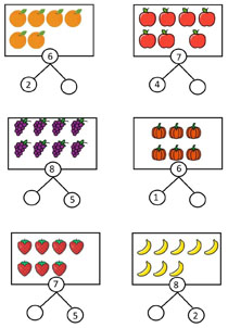 数字分解:1-10图示分解(2)