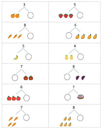 数字分解:1-10图示分解(4)