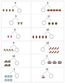 数字分解:1-10图示分解(5)