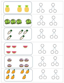 数字分解:1-10图示分解(6)