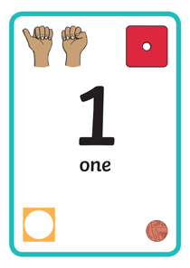 认识数字:1