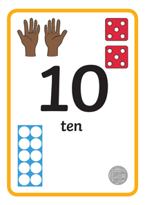 认识数字:10