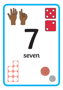 认识数字:7